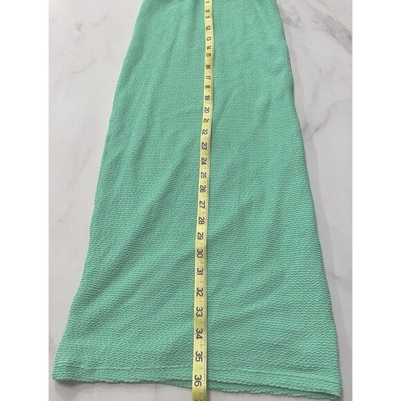 Pool Party Beach Party Mint Maxi Side Cutout Keyhole Bodycon Kenny Flowers XS - Picture 3 of 6